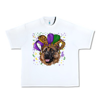 White Mardi gras hat german shepherd Urban Heavy Tee - RanaPortraitStore