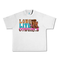 Lunar Rock Western Long Live Cowgirls With Roses Urban Heavy Tee - BundleAndBundleShop