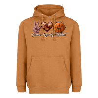 Meerkat peace love basketball Heavyweight Hoodie - JahusDesignShop