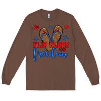 Chestnut flip flops and freedom Long Sleeve Tee - BundleAndBundleShop