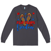 Smoke flip flops and freedom Long Sleeve Tee - BundleAndBundleShop
