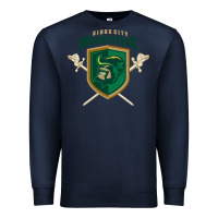 Navy sioux city musketeers Premium Sweatshirt - DesigneFamous