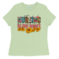Matcha Nursing In My Heart Ladies Tee - FaDigitalArtStudio