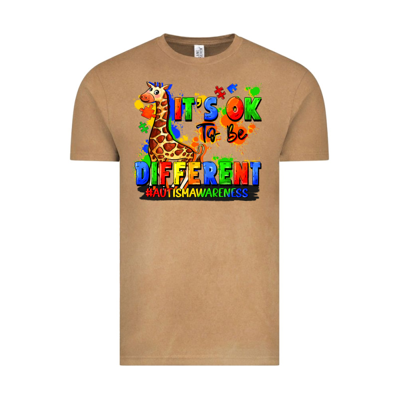 It's Ok To Be Different Autism Awareness Vintage Tee by FaDigitalArtStudio | Teevron