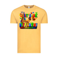 Vintage Mustard it's ok to be different autism awareness Vintage Tee - FaDigitalArtStudio