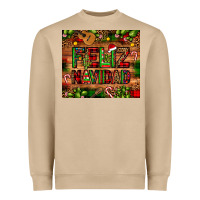 Mushroom feliz navidad Christmas cactus leopard Heavyweight Sweatshirt - JahusDesignShop