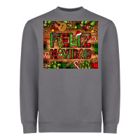 Storm feliz navidad Christmas cactus leopard Heavyweight Sweatshirt - JahusDesignShop