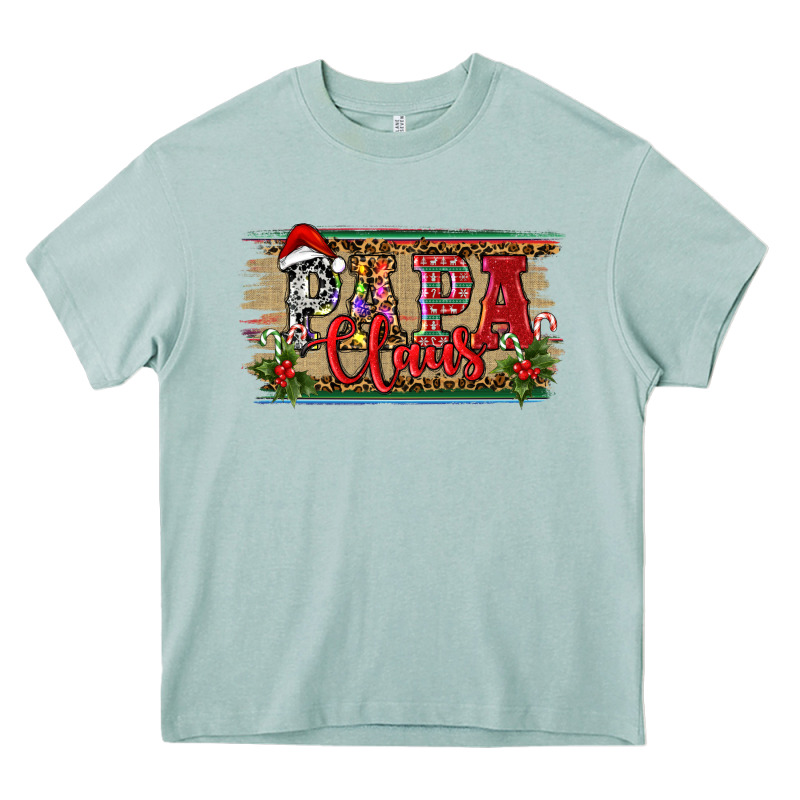 Christmas Western Papa Claus Heavy Core Tee by RanaPortraitStore | Teevron