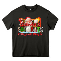 Santas Favorite Volleyball Player Heavy Core Tee | Teevron