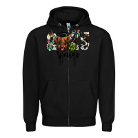 Black cow 2025 senior Zipper Hoodie - JahusDesignShop