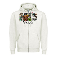 Oatmeal Heather cow 2025 senior Zipper Hoodie - JahusDesignShop