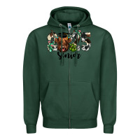 Sports Green cow 2025 senior Zipper Hoodie - JahusDesignShop