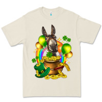 Bone St. Patrick's Donkey with balloon Premium Tee - HowdyJamesFarm