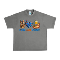 Tornado Peace Love Hotdog Urban Heavy Tee - BundleAndBundleShop