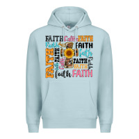 Blue Mist faith cross Premium Hoodie - Artiststas