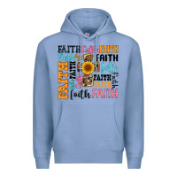 Colony Blue faith cross Premium Hoodie - Artiststas