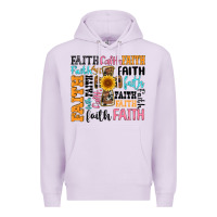 Lilac faith cross Premium Hoodie - Artiststas
