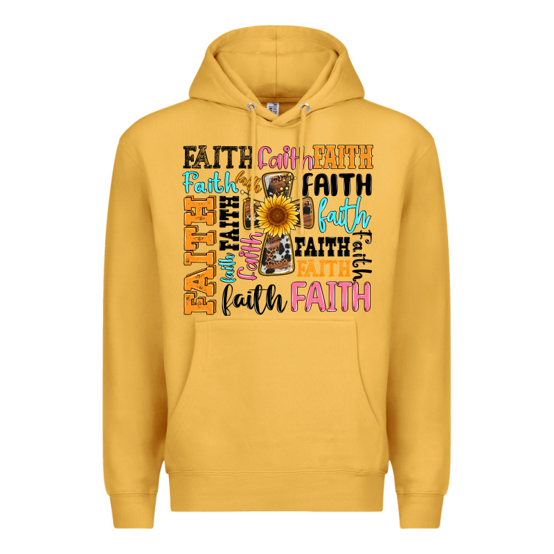 Faith Cross Premium Hoodie by Artiststas | Teevron