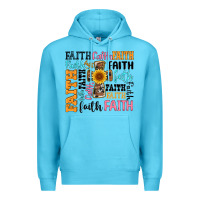 Ocean Blue faith cross Premium Hoodie - Artiststas