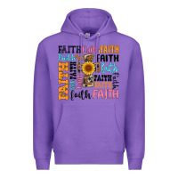 Purple faith cross Premium Hoodie - Artiststas