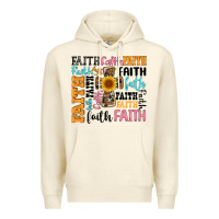 Sandshell faith cross Premium Hoodie - Artiststas