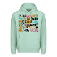 Seafoam faith cross Premium Hoodie - Artiststas