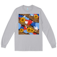 Moon Dust western 4th of july seamless pattern Long Sleeve Tee - BundleAndBundleShop