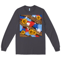 Smoke western 4th of july seamless pattern Long Sleeve Tee - BundleAndBundleShop
