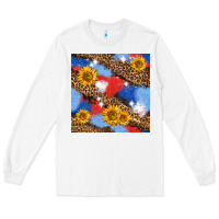White western 4th of july seamless pattern Long Sleeve Tee - BundleAndBundleShop