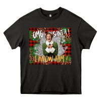 Asphalt omg santa i know him elf Heavy Core Tee - CowGirlArtShop