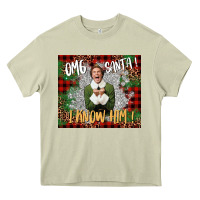 Mossy omg santa i know him elf Heavy Core Tee - CowGirlArtShop