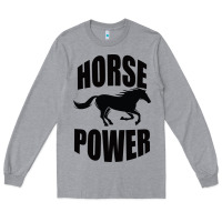 Heather Grey Horse Power Long Sleeve Tee - Bettercallsaul