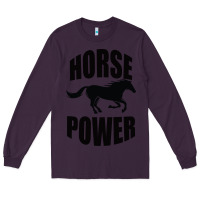 Plum Horse Power Long Sleeve Tee - Bettercallsaul