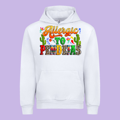 Allergic To Pendejas Urban Hoodie Designed By Ranaportraitstore