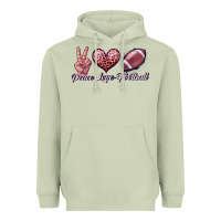 Matcha peace love football Heavyweight Hoodie - JahusDesignShop