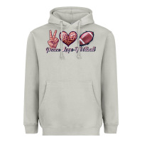 Moon Dust peace love football Heavyweight Hoodie - JahusDesignShop
