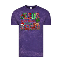 Cloud Purple jesus is the reason for the season christmas bbs Vintage Tee - BundleAndBundleShop