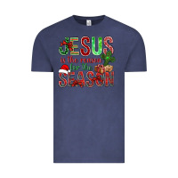 Vintage Denim jesus is the reason for the season christmas bbs Vintage Tee - BundleAndBundleShop