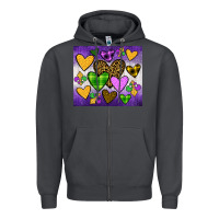 Smoke mardi gras Zipper Hoodie - JahusDesignShop