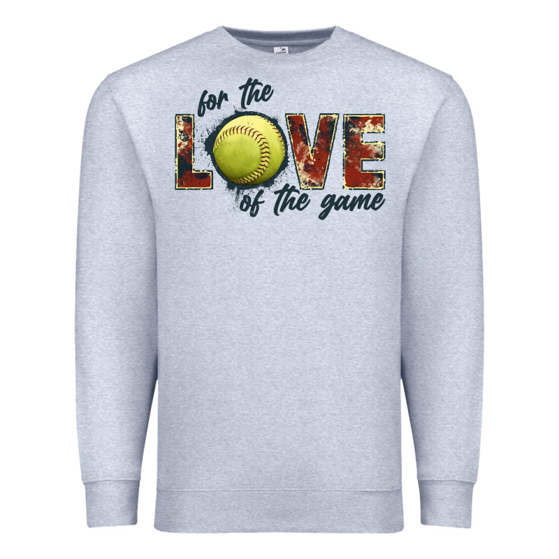 Softball Love Of The Game Premium Sweatshirt by JahusDesignShop | Teevron