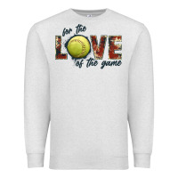 Oatmeal Heather softball love of the game Premium Sweatshirt - JahusDesignShop