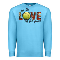 Ocean Blue softball love of the game Premium Sweatshirt - JahusDesignShop
