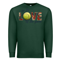 Sports Green softball love of the game Premium Sweatshirt - JahusDesignShop