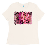 Breast Cancer Brushstroke Ladies Tee | Teevron