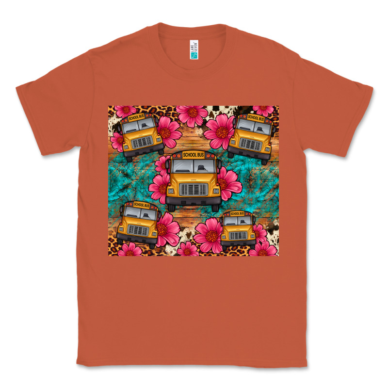 School Bus Leopard Cowhide Classic Tee by Artiststas | Teevron
