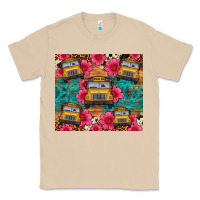 Mushroom school bus leopard cowhide Classic Tee - Artiststas