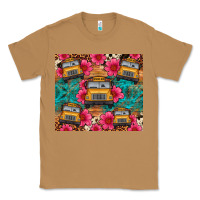 Toasted Coconut school bus leopard cowhide Classic Tee - Artiststas