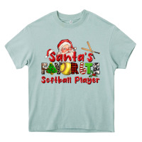 Arona santas favorite softball player Heavy Core Tee - CowGirlArtShop