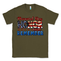 Army Green Memorial day honor and remember 4th of july Classic Tee - CowGirlArtShop