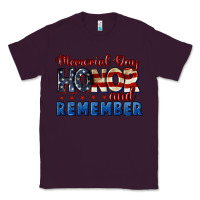 Plum Memorial day honor and remember 4th of july Classic Tee - CowGirlArtShop